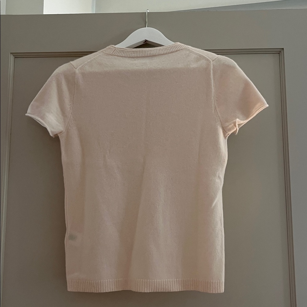 J.Crew | Cashmere relaxed-fit t-shirt | Snow | Size S - Picture 3 of 15